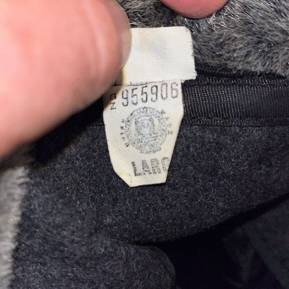 Tyrollean Alpine Oktoberfest German Gray Fake Fur Ear Muff Cap Hat Ford Mustang - Picture 6 of 9